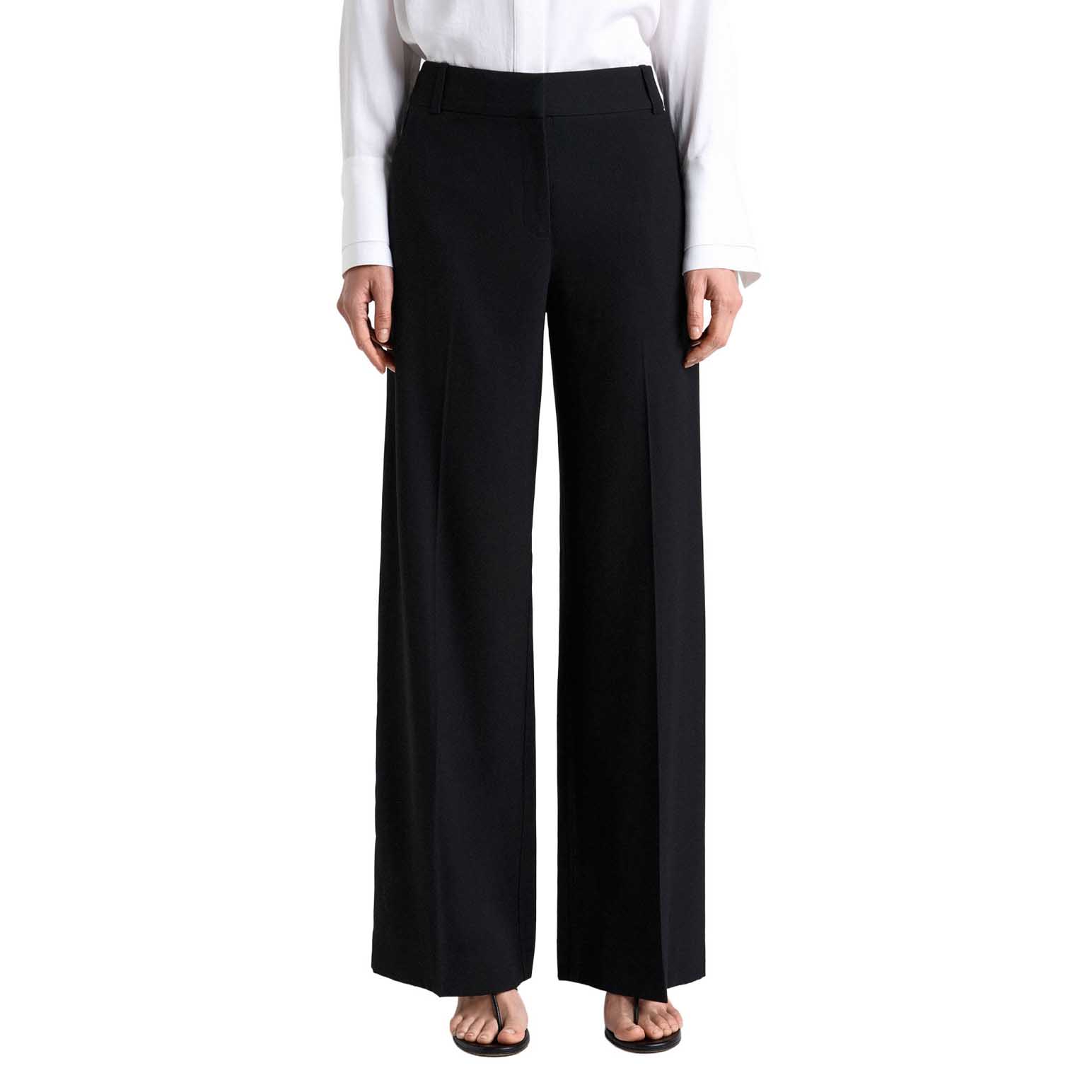 Cue Viscose Twill Relaxed Fit Pant